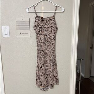Abercrombie & Fitch Spotted Midi Dress